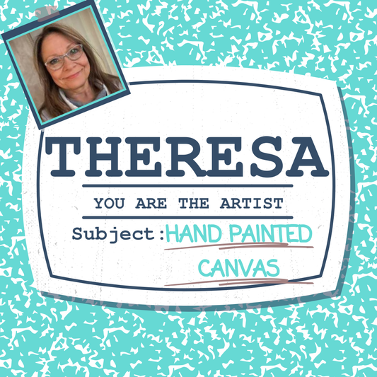 Hand Painted Canvas (Theresa)